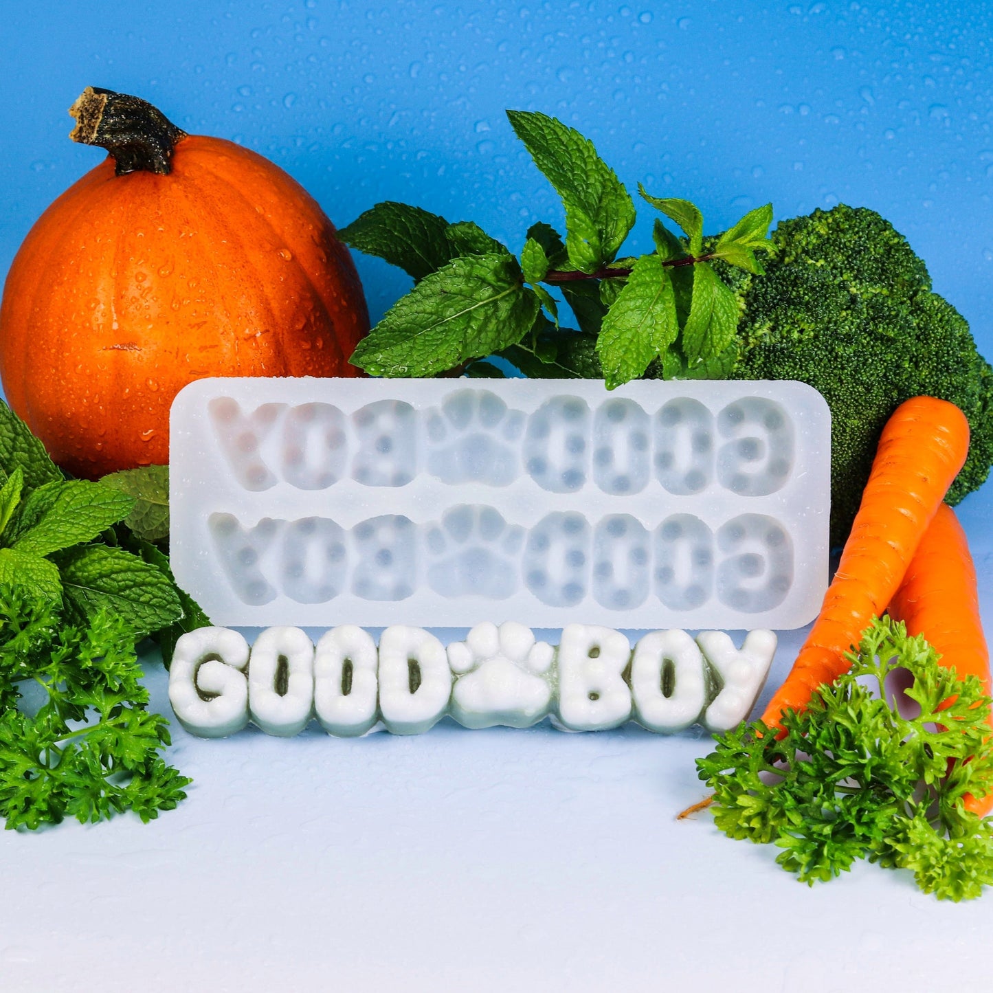 ‘Good Boy’ Homemade Dental Stick Silicone Mold - Pearly Bites