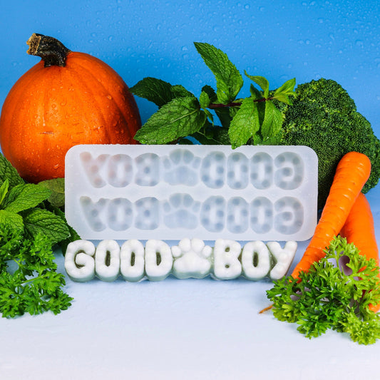 ‘Good Boy’ Homemade Dental Stick Silicone Mold - Pearly Bites